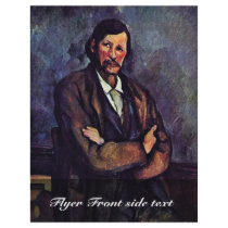 Man With Folded Arms By Paul Cézanne (Best Quality Flyers