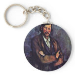 Man With Folded Arms By Paul Cézanne (Best Quality Keychains