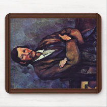 Man With Folded Arms By Paul Cézanne (Best Quality Mousepads