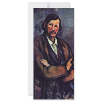 Man With Folded Arms By Paul Cézanne (Best Quality Rack Card