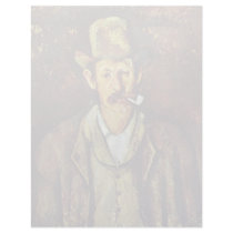 Man With Pipe By Paul Cézanne (Best Quality) Letterhead