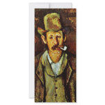 Man With Pipe By Paul Cézanne (Best Quality) Personalized Rack Card