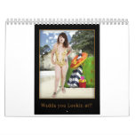 man with swim suit calendar