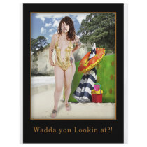man with swim suit flyer