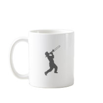 man with trombone mug
