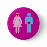 Man Woman Love Humor Tshirt buttons