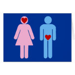 Man Woman Love Humor Tshirt Cards