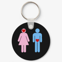 Man Woman Love Humor Tshirt keychains by greenbaby Man Woman Love Humor Tshirt keychains
