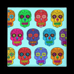 Man & Woman Sugar Skulls Magnets