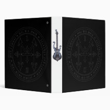 Mana Dix logo Malice Guitar binder BLACK