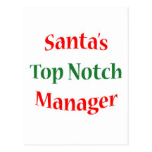 Manager Top Notch Post Card