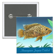 Managuense Jaguar Cichlid Pin