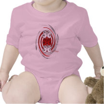 manaia on baby romper suit