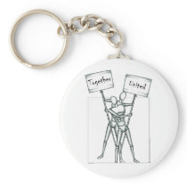 Manakin: Together / United keychains