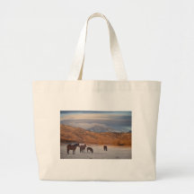 Mañana del país de la montaña rocosa bolsas