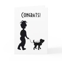 Mananddog Greeting Cards