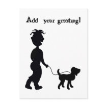 Mananddog Postcard
