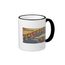 Manasquan, New Jersey - Large Letter Scenes 2 Coffee Mug