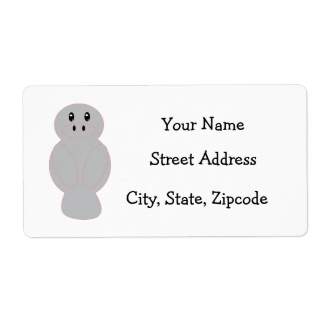 Manataee Address Label