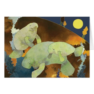 Manatee: Blank Card by daphne1024