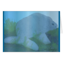 Manatee card by elledeegee Manatee card