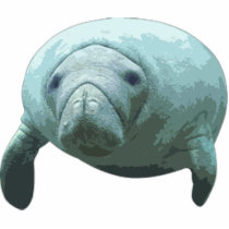 Manatee Cutout Magnet/Sculpture Cut Out