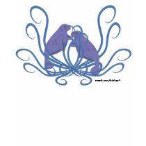Manatee fantasy 3(different drawing) t-shirts