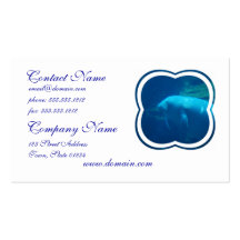 Manatee Floating Business Cards