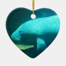 Manatee Swimming Ornament