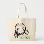 Manatí Bebé/Baby Manatee Canvas Bag