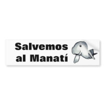 Manati-SB01 bumper stickers by civila Manati-SB01 bumper stickers
