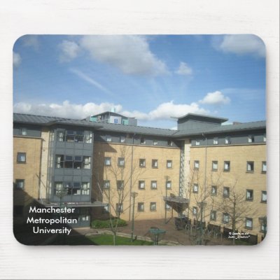 Manchester Metropolitan University Mousepad by Justin_Directory