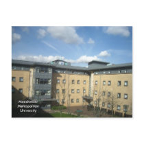 Manchester Metropolitan University Postcard by Justin_Directory Manchester Metropolitan University Postcard