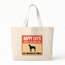 Manchester Terrier Tote Bags
