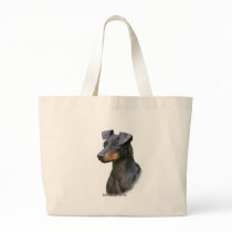 Manchester Terrier Canvas Bags