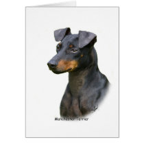 Manchester Terrier Greeting Card