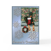 Manchester Terrier Christmas 2004 cards by k9images Manchester Terrier Christmas 2004 cards