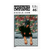 Manchester Terrier Christmas postage