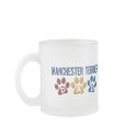 MANCHESTER TERRIER Dad Paw Print 1 mugs