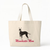 Manchester Terrier Mom Canvas Bags