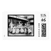 Manchu China Ladies 1918 postage by lc_vintagephotos Manchu China Ladies 1918 postage