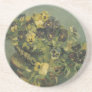Mand met viooltjes Coaster