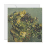 Mand met viooltjes Invitation