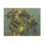 Mand met viooltjes Postcard
