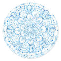 Mandala 1 Round Stickers by mandalajane Mandala 1 Round Stickers