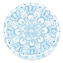 Mandala 1 Round Stickers