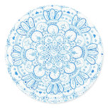 Mandala 1 Round Stickers