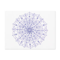 Mandala 7 Post Card postcards