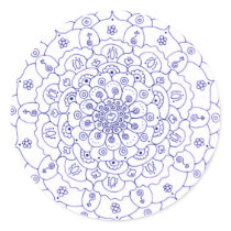 Mandala 7 Stickers by mandalajane Mandala 7 Stickers