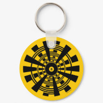 Mandala - 8 Ball keychains